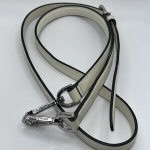 Michael‎ Kors White Leather Crossbody/shoulder Bag Replacement Strap-silver